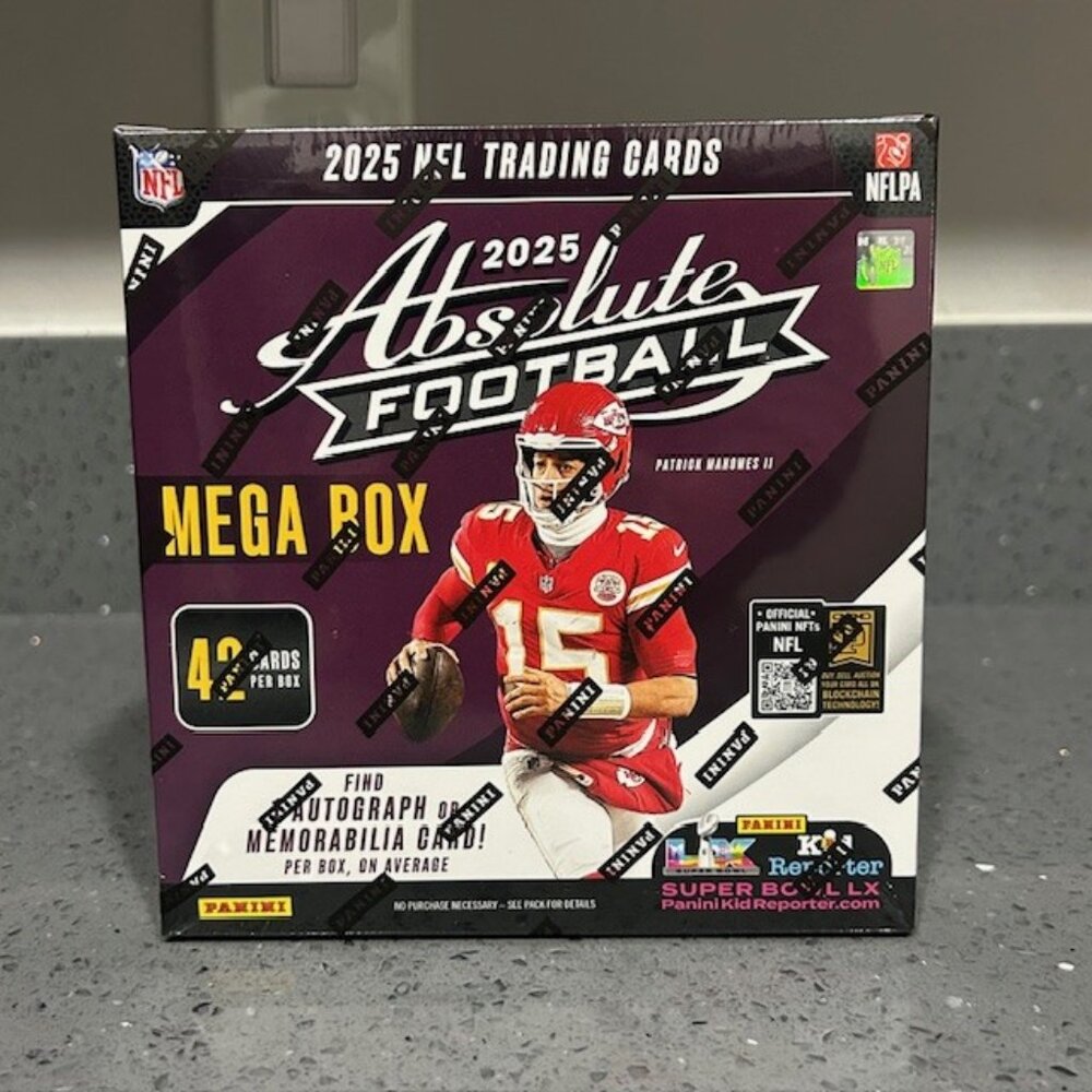 2025 Panini Absolute Football Mega Box Factory Sealed 1 Auto Or Mem Kabooms? NFL